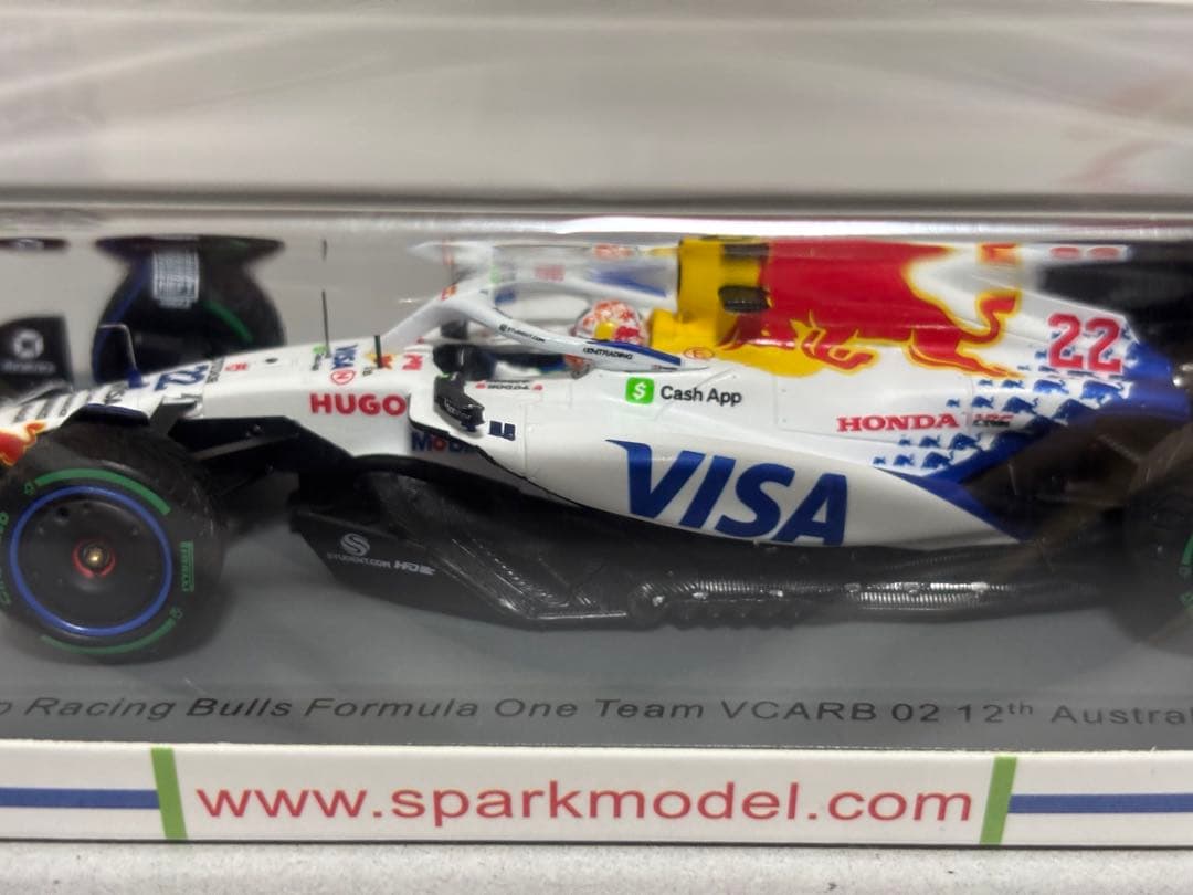 スパーク製1/43 VCARB02オーストラリアGP角田裕毅
