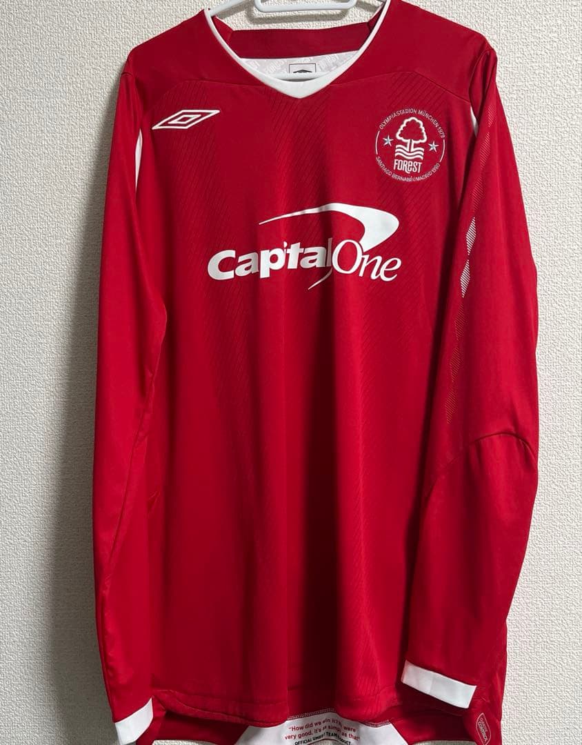 ⚠️レア・マニアック　ノッティンガムフォレスト　長袖ユニフォーム　正規品