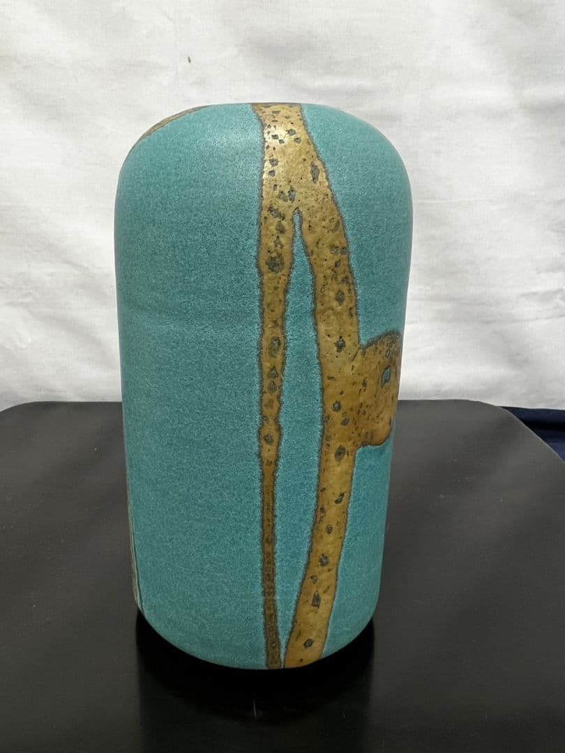 花瓶『雲藍』 森野泰明 日本藝術院会員