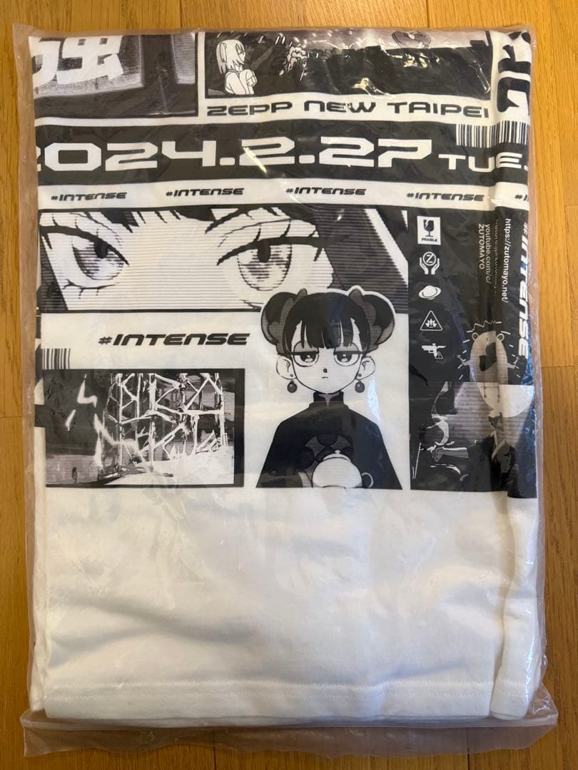 新品　ずっと真夜中でいいのに。ずとまよINTENSE海外ライブ限定TシャツXL