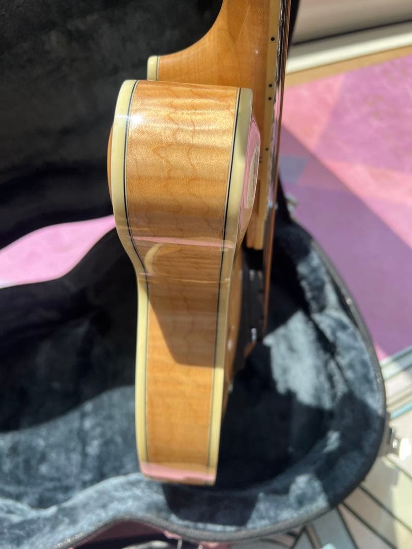 田*也様 ほぼ未使用　お値下げ！フラットマンドリン　オワリヤ楽器　定価30万超ワ