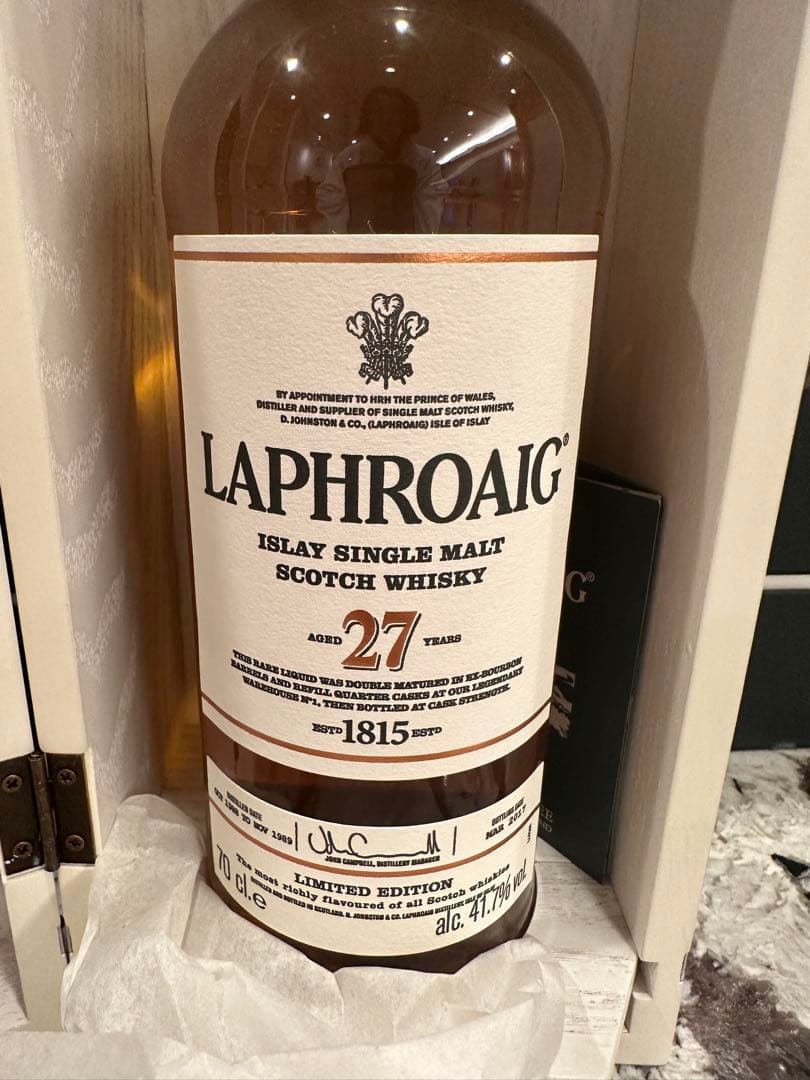 ラフロイグ27年 リミテッドエディション  LAPHROAIG