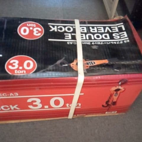 新品未使用3tレバーブロック