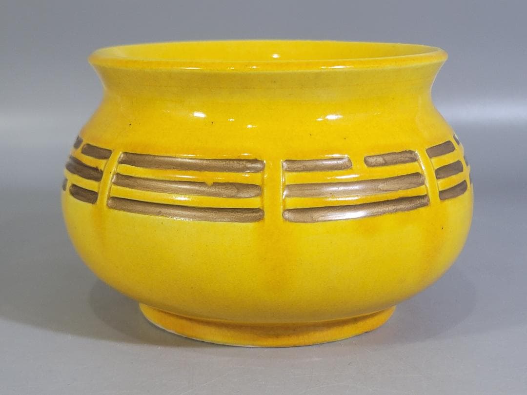 茶道具 黄釉 八卦紋 皆具 瑞山造 共箱 DT320