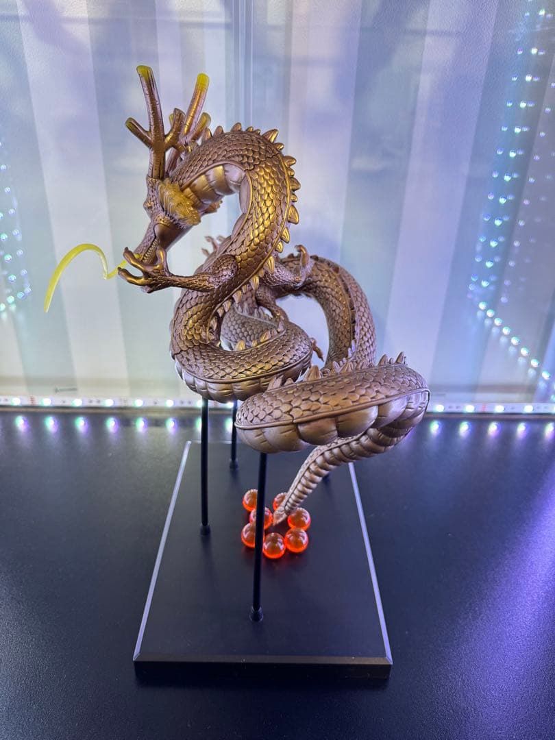 ド*ド様 ドラゴンボール 神龍 シェンロン ビッグソフビ ゴールドver フィギ