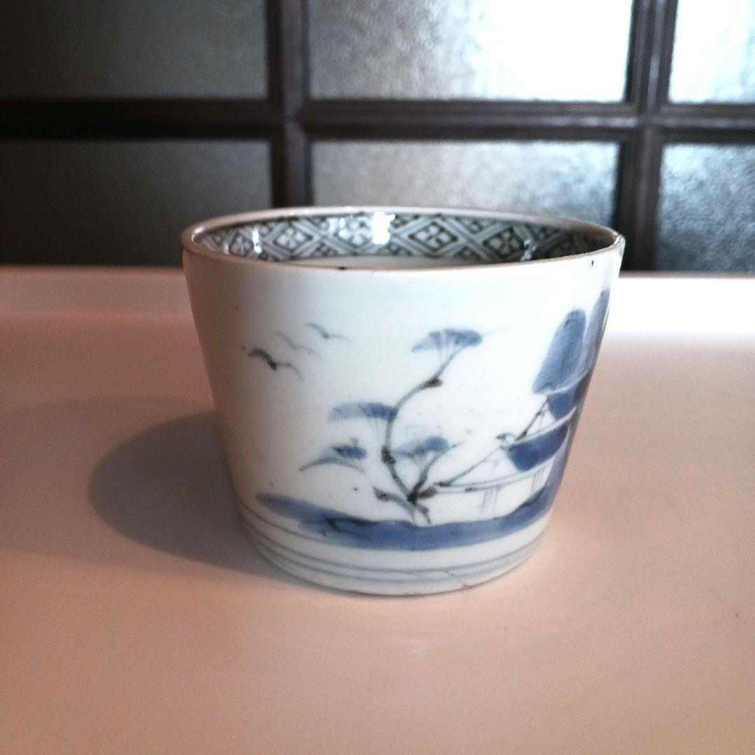 古伊万里　蕎麦猪口