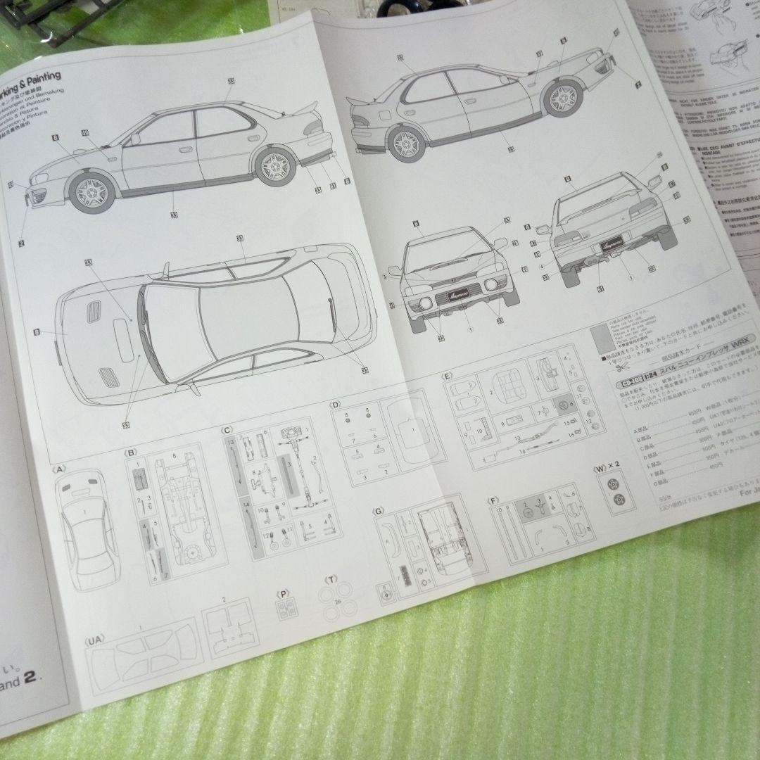 SUBARU　Impreza　スバルニューインプレッサ　WRX　プラモデル　レア