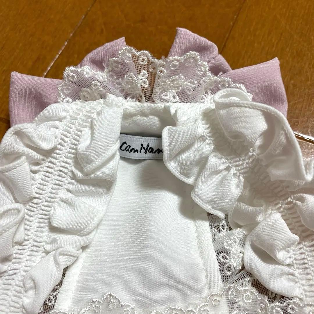 ❤️新品未使用‼️犬服CanNanaピンクアリス エプロンワンピース