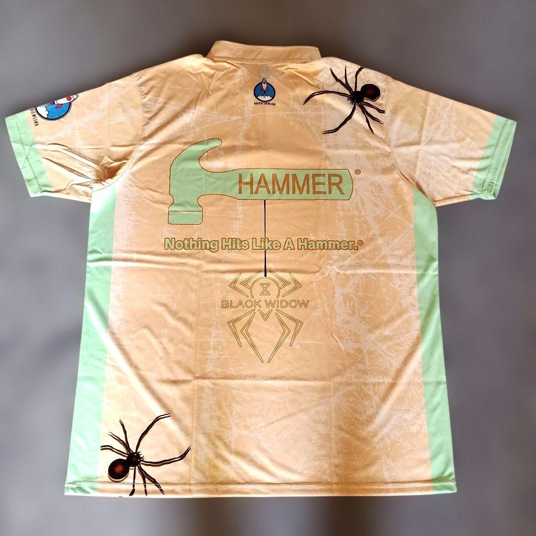 日本未発売✨ブラックウィドー【日本サイズ4L】オレンジ　大きめ　ボウリング