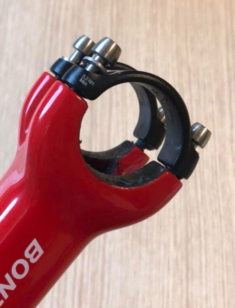 Trek Segafredo赤色カーボンステム　XXX120ミリ　ボントレガー