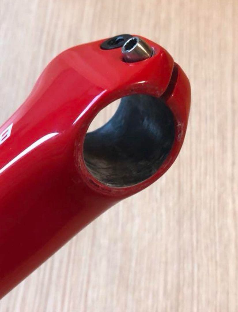 Trek Segafredo赤色カーボンステム　XXX120ミリ　ボントレガー