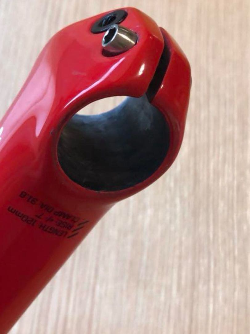 Trek Segafredo赤色カーボンステム　XXX120ミリ　ボントレガー