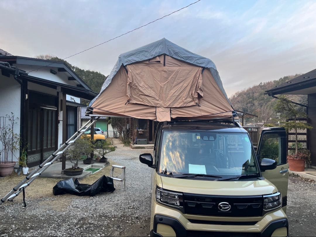 ルーフテント　キャンピングカー値下げ可能