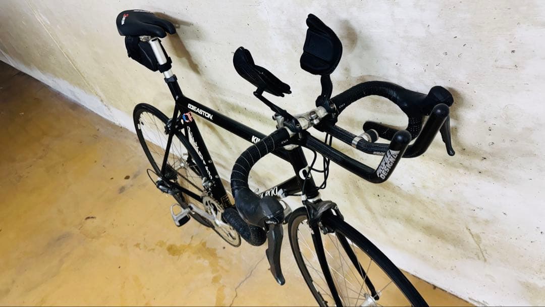 トライアスロン　ロードバイク ブラック