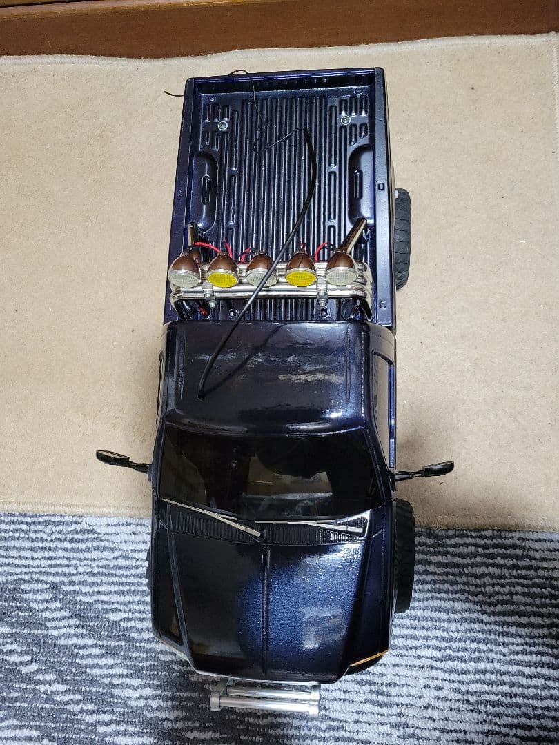 タミヤRC フォードF350 ハイリフト電動RCカープロポ、ライトユニット付き