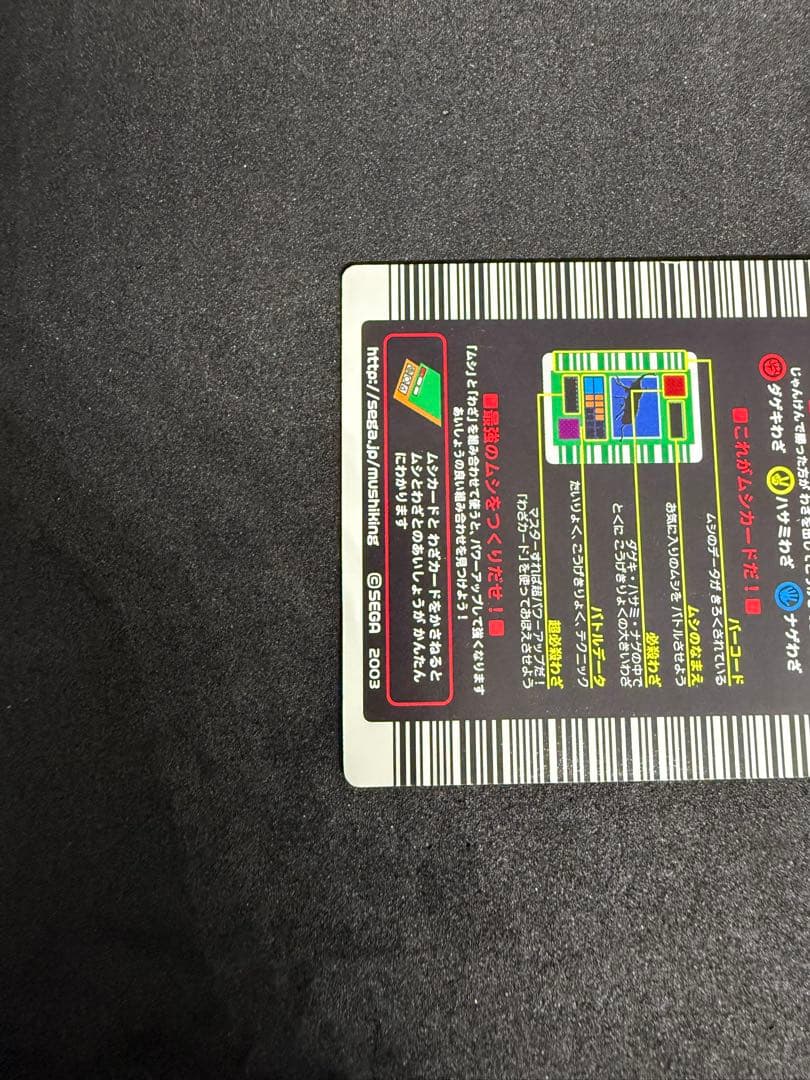 希少⭐︎美品　コーカサスオオカブト　ムシキング　2003春　十字　学名白文字