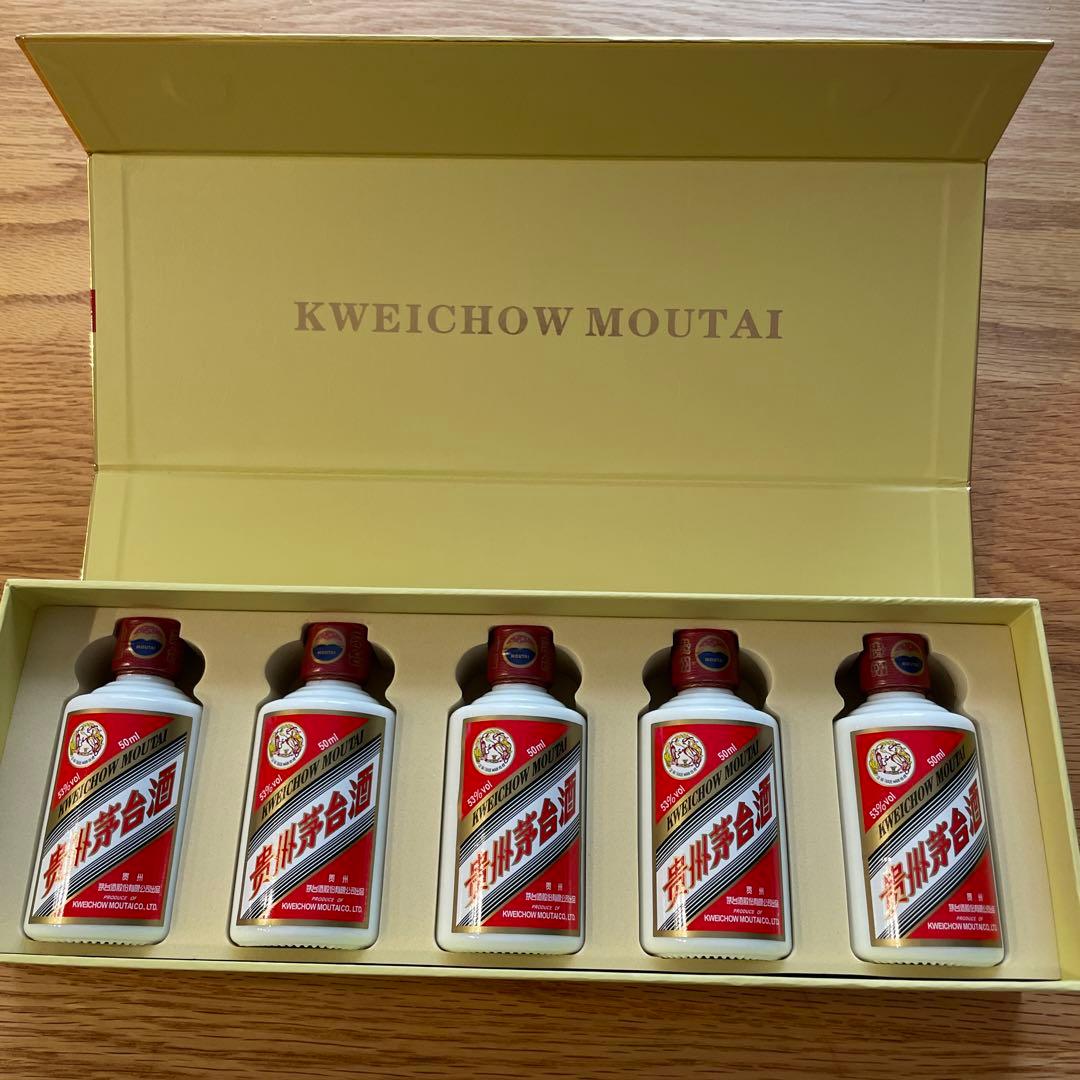 貴州茅台酒 KWEICHOW MOUTAI 50ml×5本