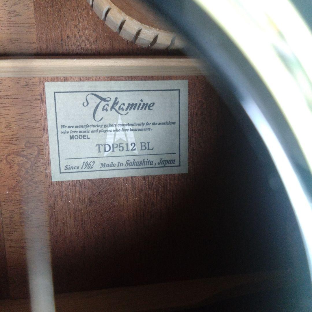 【長渕キック】エレアコ Takamine TDP512 BL