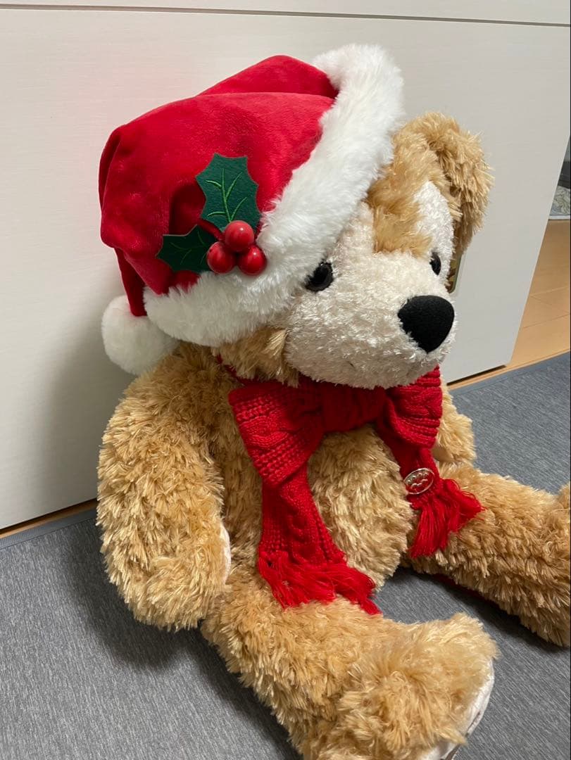 タグ付き　ダッフィー　クリスマス　mサイズ