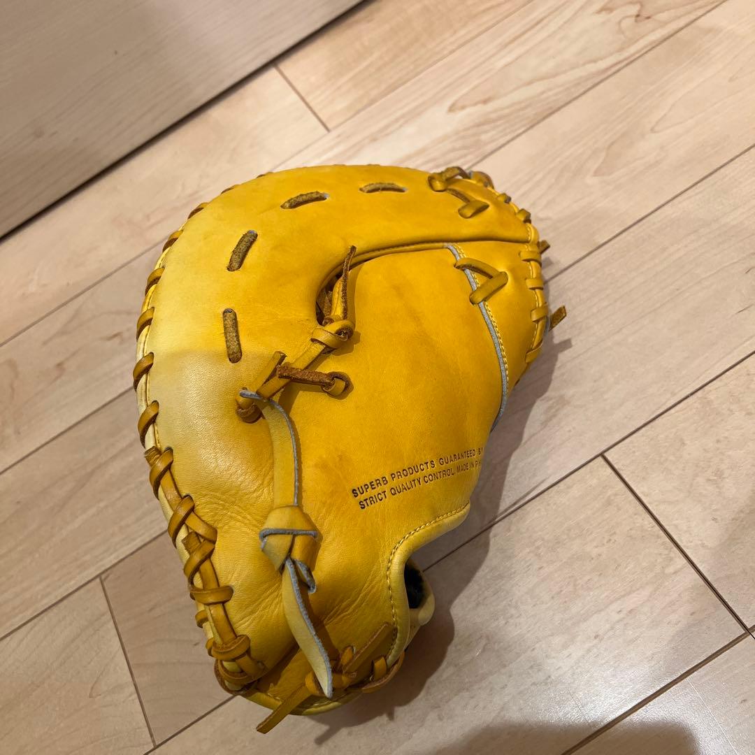 超美品抜群型　Mizuno ビクトリーステージ　軟式ファーストミット　限定ラベル