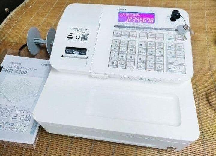 カシオレジスター　SR-S200　最新機種　スマホで設定売上管理　831983