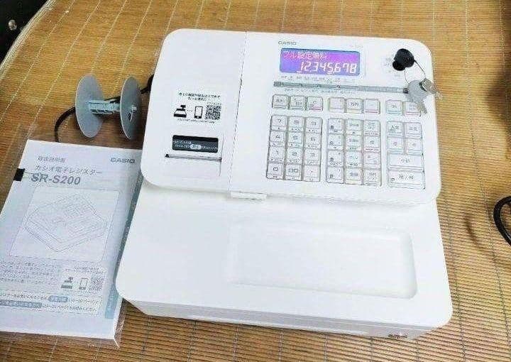 カシオレジスター　SR-S200　最新機種　スマホで設定売上管理　831983