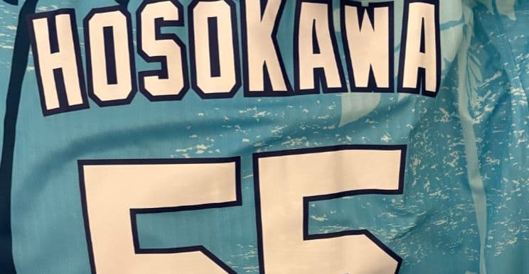 中日ドラゴンズ　沖縄　細川選手　応援ユニフォーム