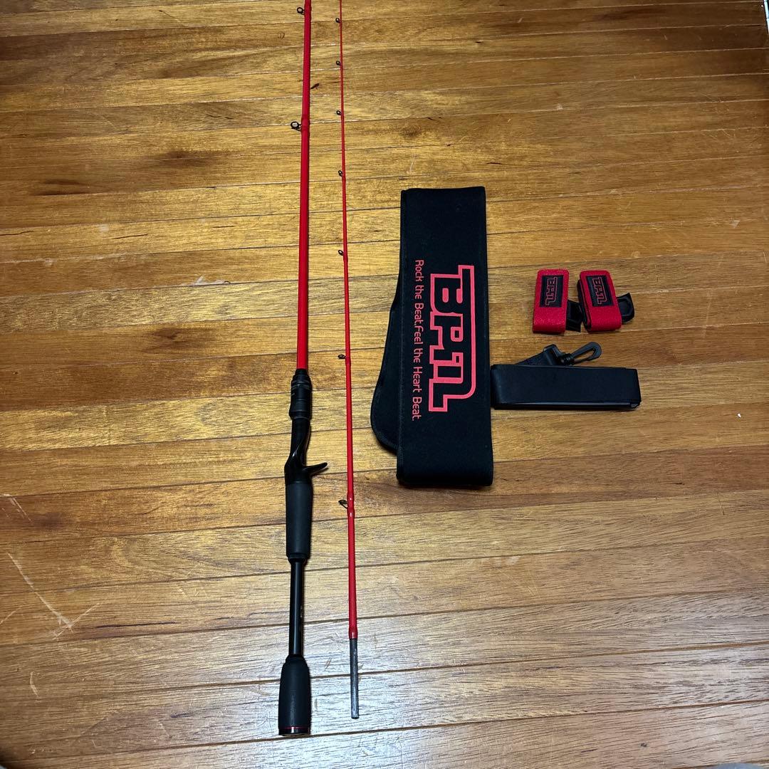 JACKALL BC-65M-2 ベイトロッド レッド