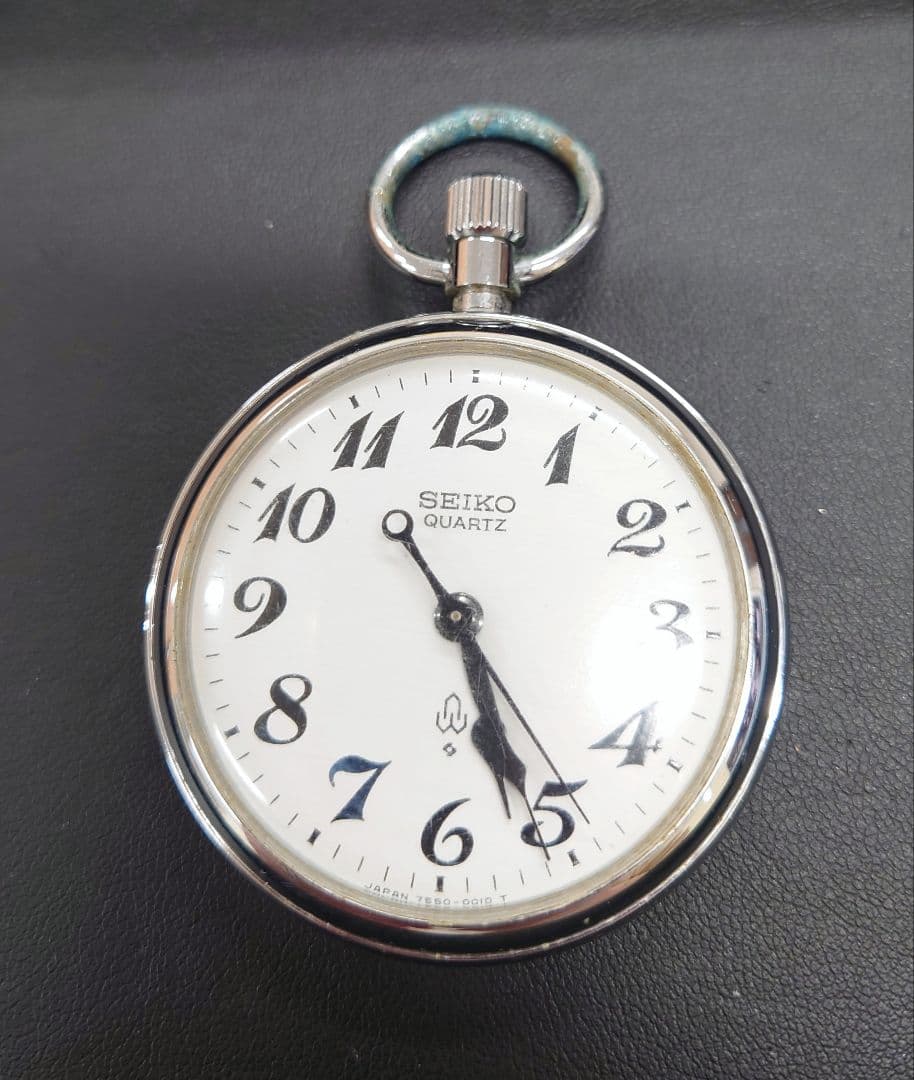 SEIKO クォーツ懐中時計 稼働品 記念品 日本国有鉄道
