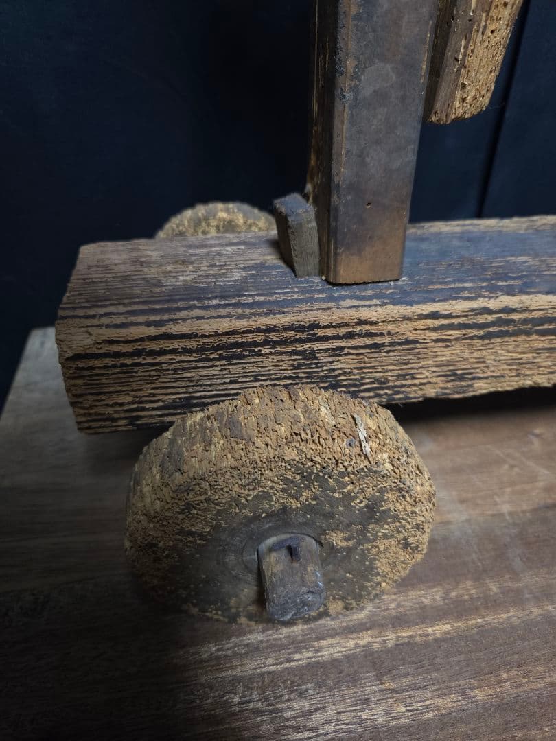 木製三輪車(一部鉄あり)のスペシャルオブジェ古物骨董古道具