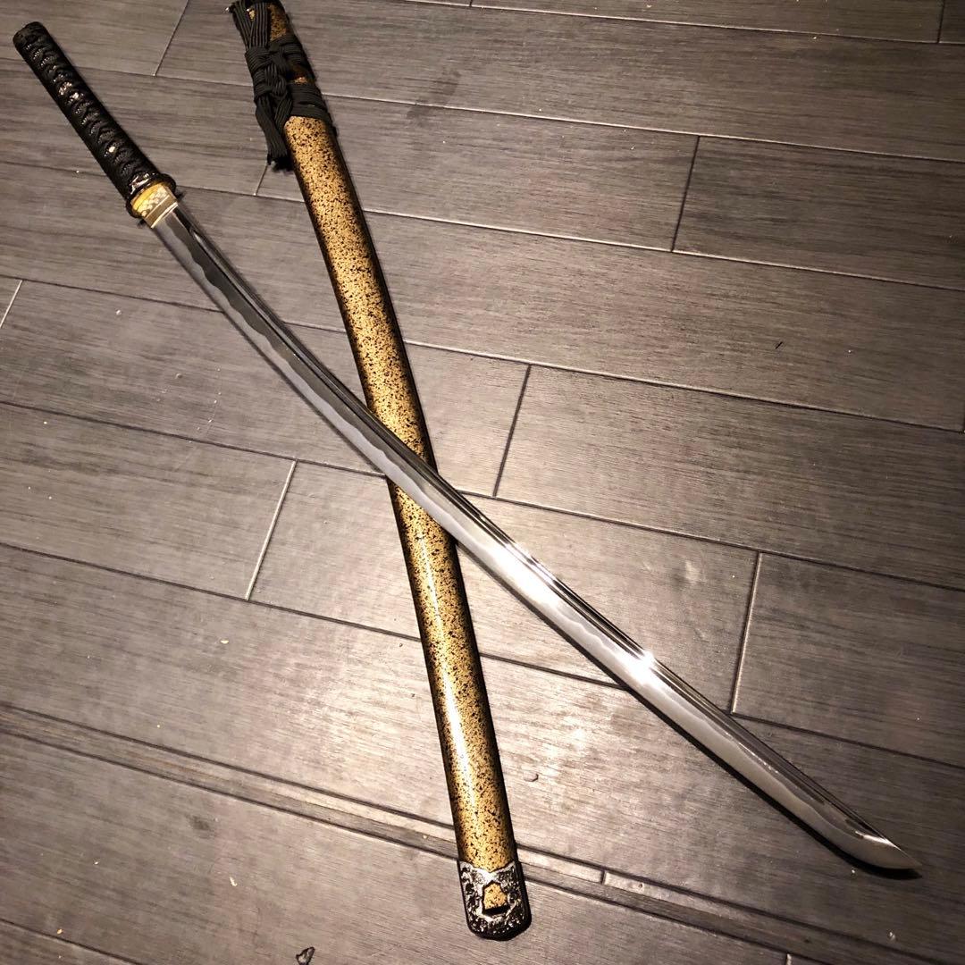 最高級模造刀　梓想庵 上杉謙信拵え 姫鶴一文字　居合刀　樋入り刀身