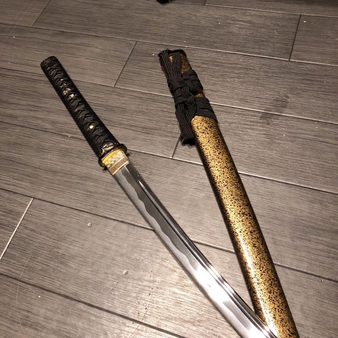 最高級模造刀　梓想庵 上杉謙信拵え 姫鶴一文字　居合刀　樋入り刀身