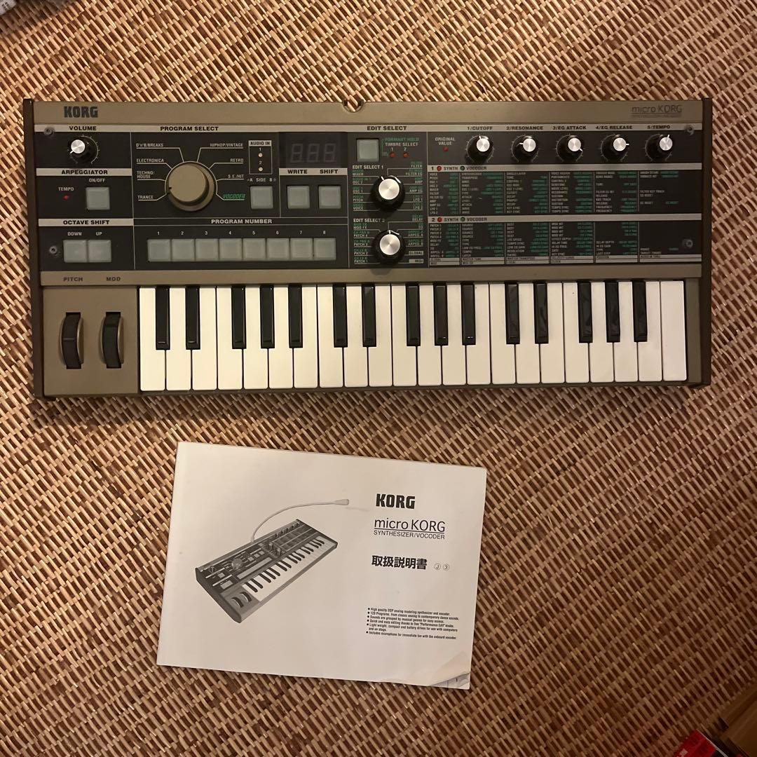 最終値下げKORG micro KORG シンセサイザー　マイクロコルグ