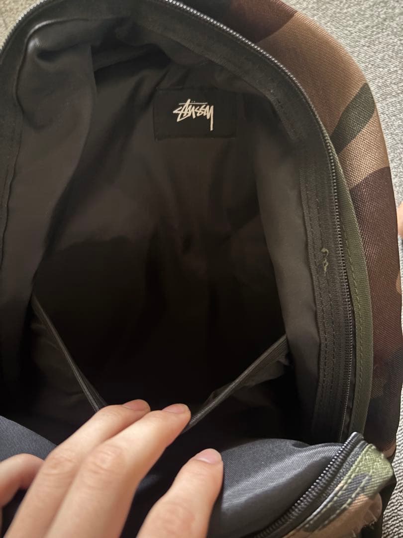【美品】Stussy 迷彩　リュック　ストリート　カモフラージュ バックパック