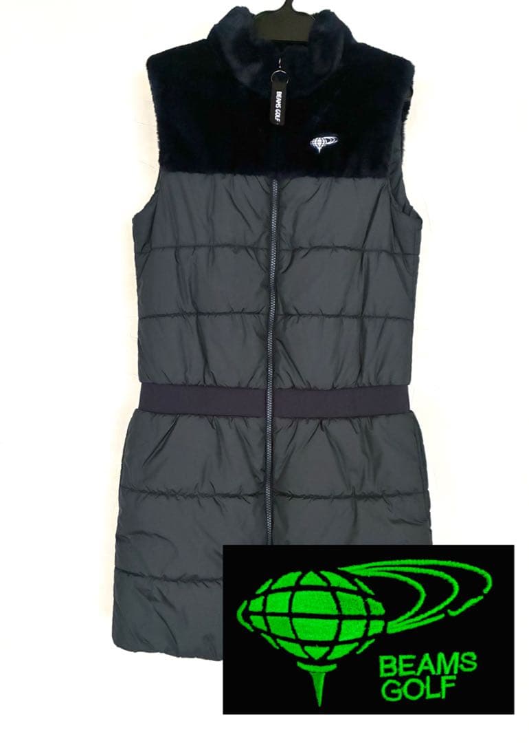 BEAMS GOLF/ビームスゴルフ/レディース/中綿ワンピース/ゴルフウエア