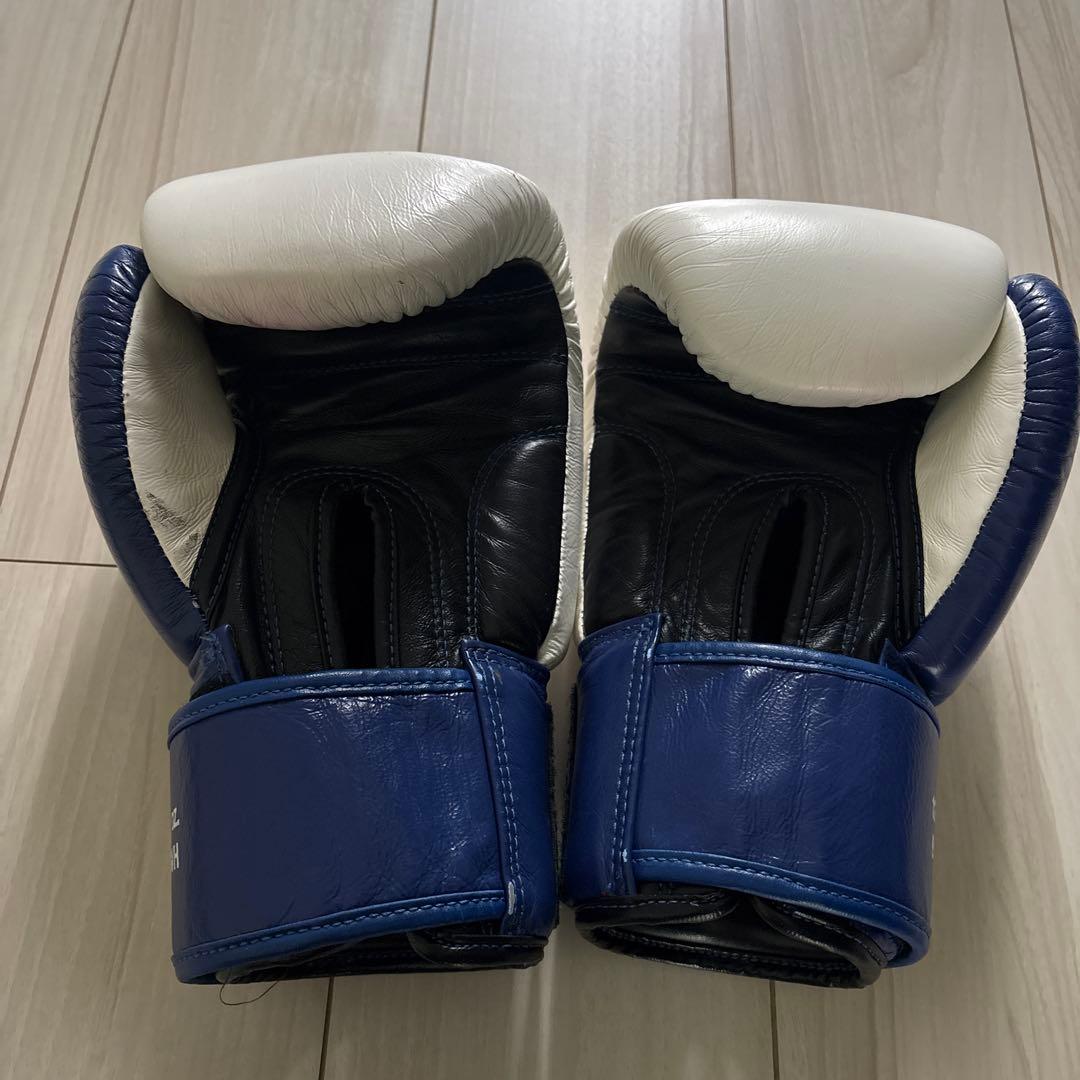 RISE ボクシンググローブ 12oz ホワイト/ブルー