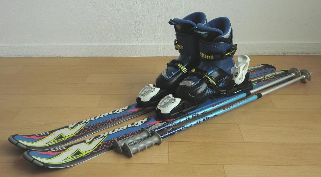 ■1月限定■送料無料■ノルディカ■子供用スキーセット■板110靴21■WAX済■