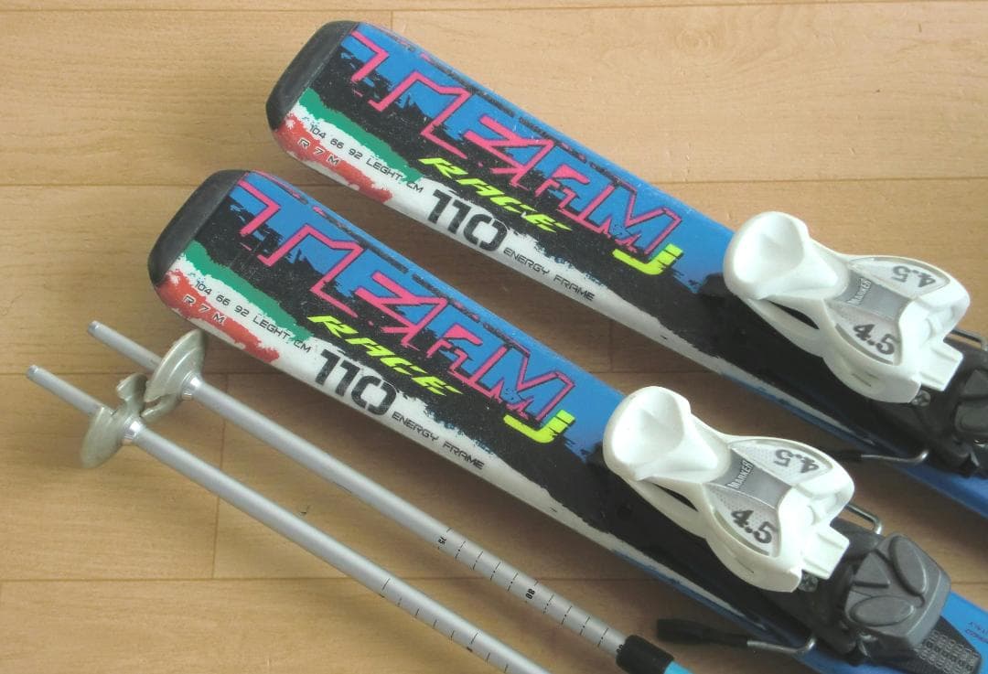 ■1月限定■送料無料■ノルディカ■子供用スキーセット■板110靴21■WAX済■