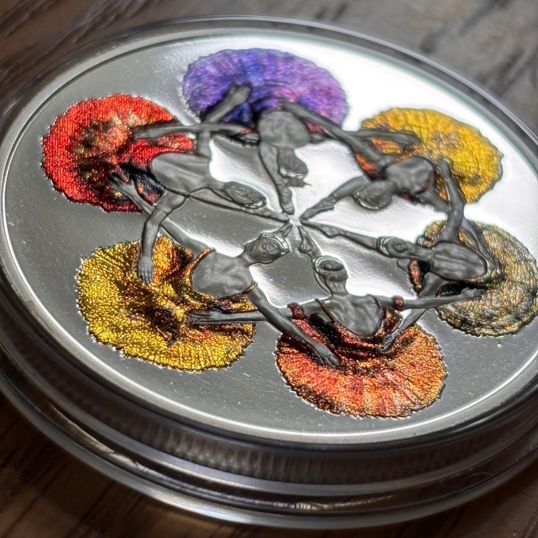 レア【カナダ銀貨】ロイヤル・ウィニペグ・バレエ団 2014 1オンス 純銀