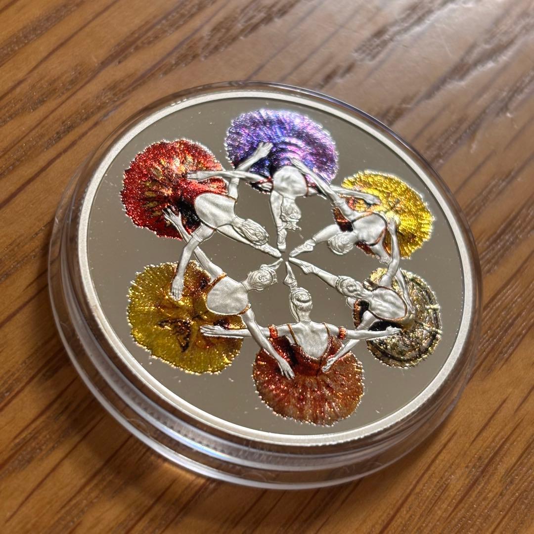 レア【カナダ銀貨】ロイヤル・ウィニペグ・バレエ団 2014 1オンス 純銀