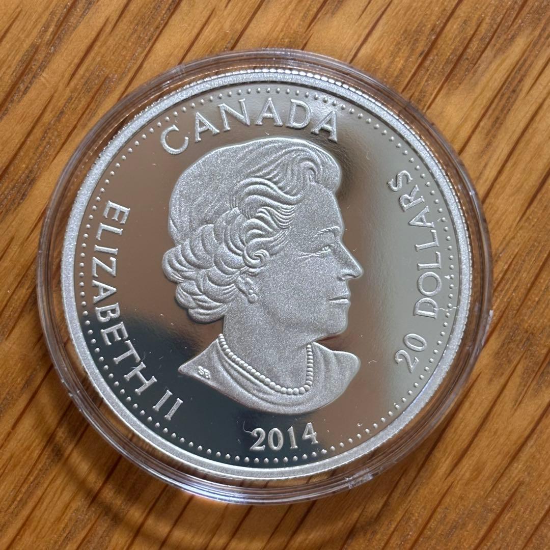 レア【カナダ銀貨】ロイヤル・ウィニペグ・バレエ団 2014 1オンス 純銀