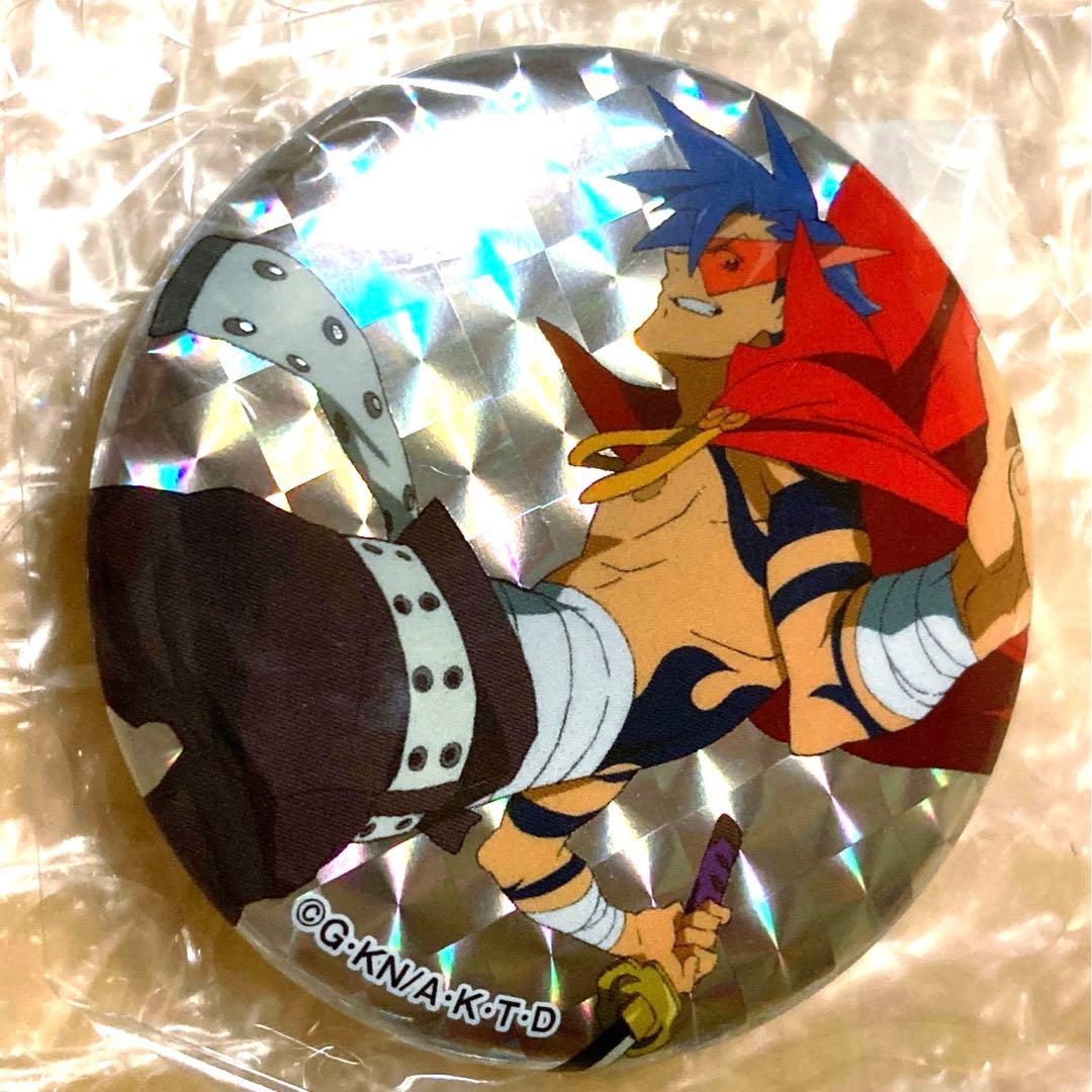 【希少】天元突破グレンラガン　缶バッジ　シークレット　ホログラム　カミナ