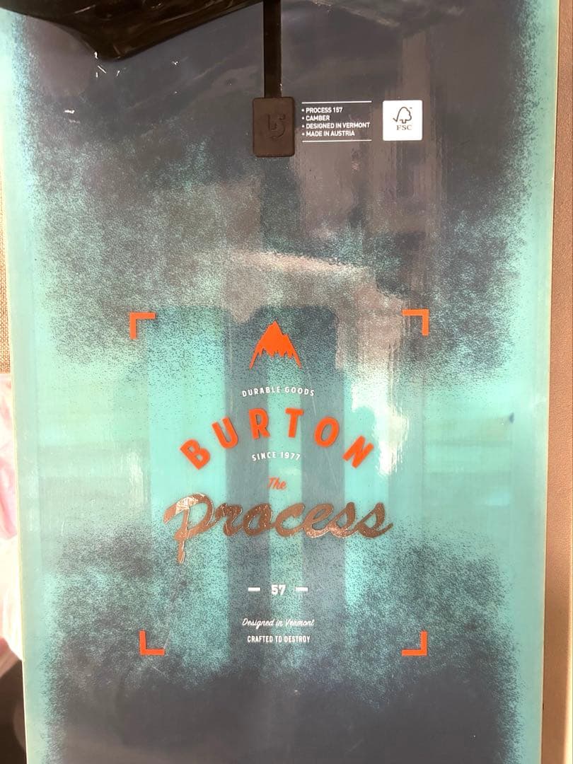 美品　スノーボード　Burton process 157セット　ケース付