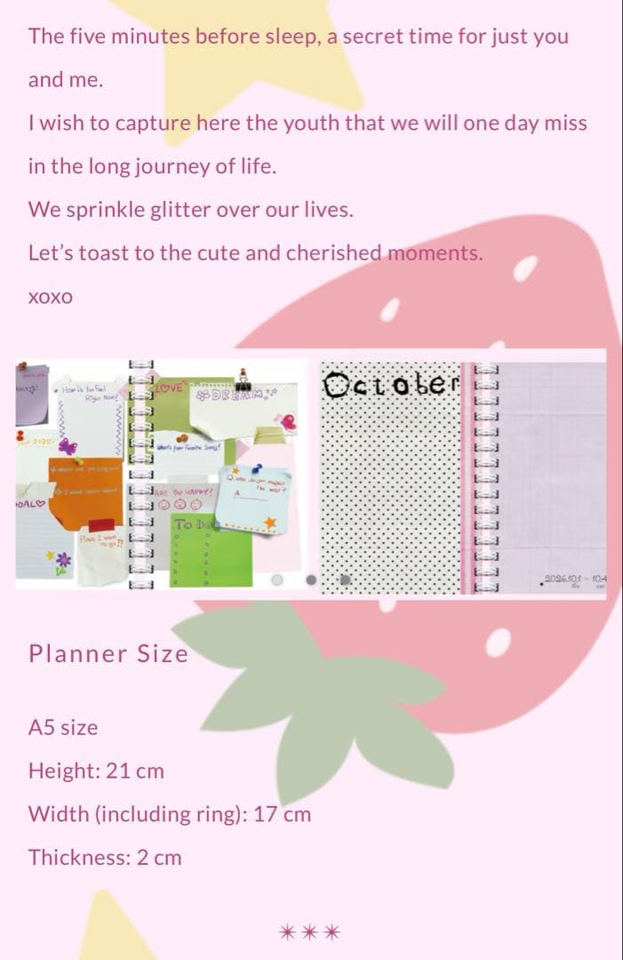 Atelier DorF' 2026 スケジュール帳