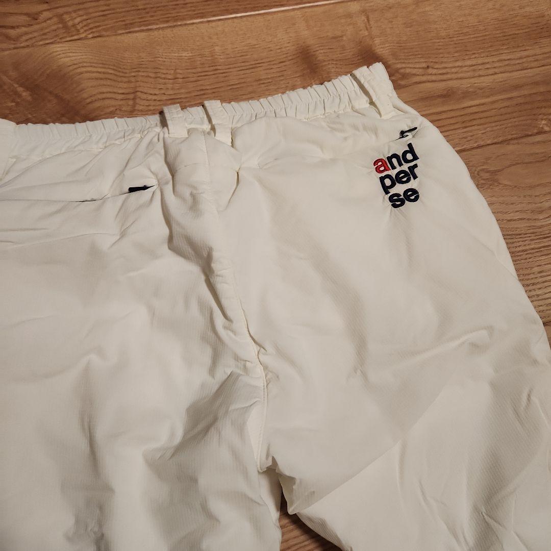 and per se ホワイトパンツ
