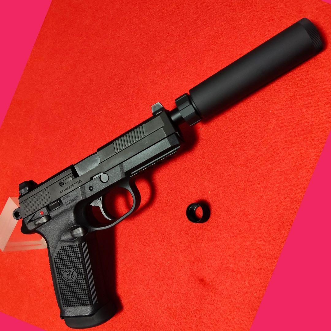 東京マルイ　FNX-45 Tactical ブラック サイレンサー付　ガスブロ