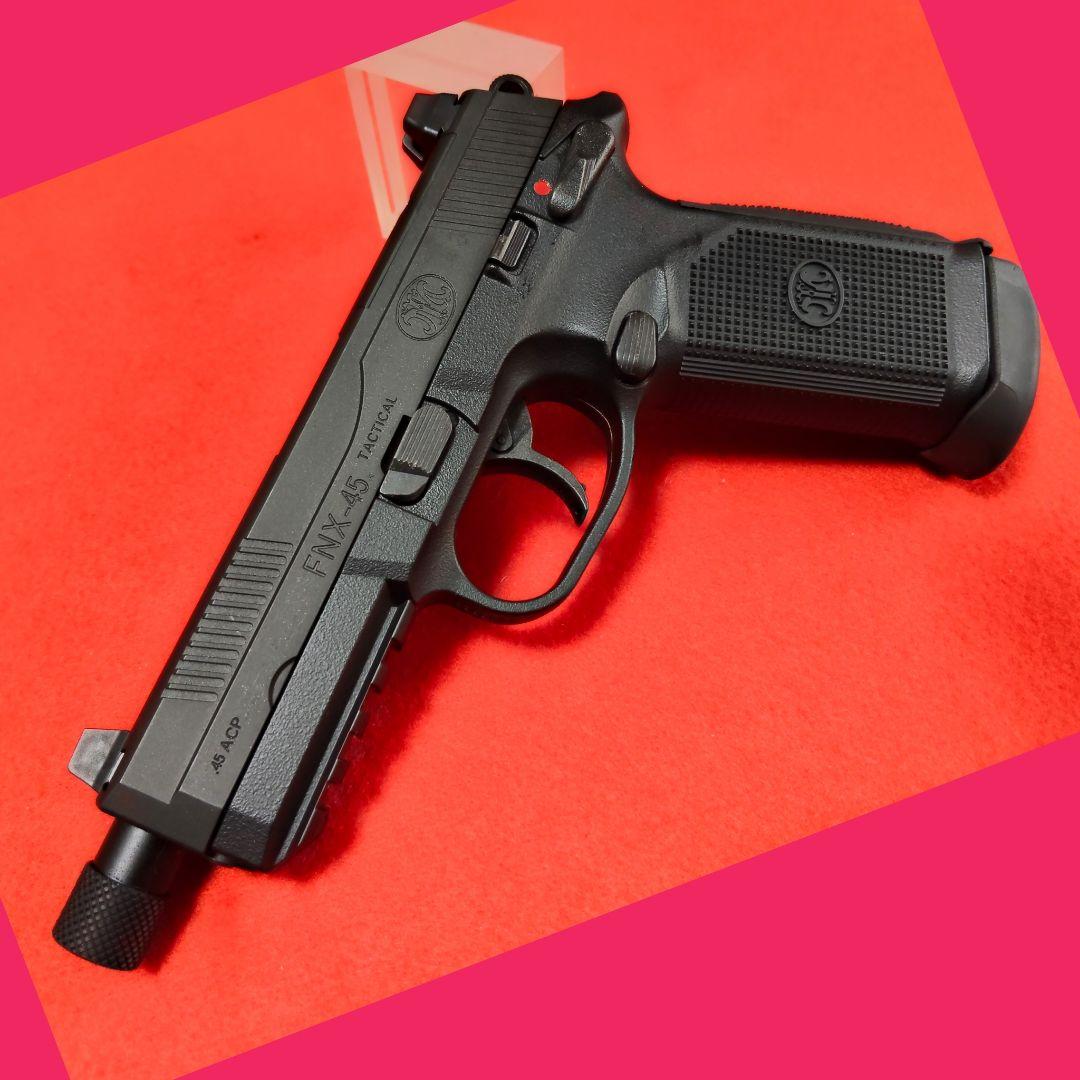 東京マルイ　FNX-45 Tactical ブラック サイレンサー付　ガスブロ