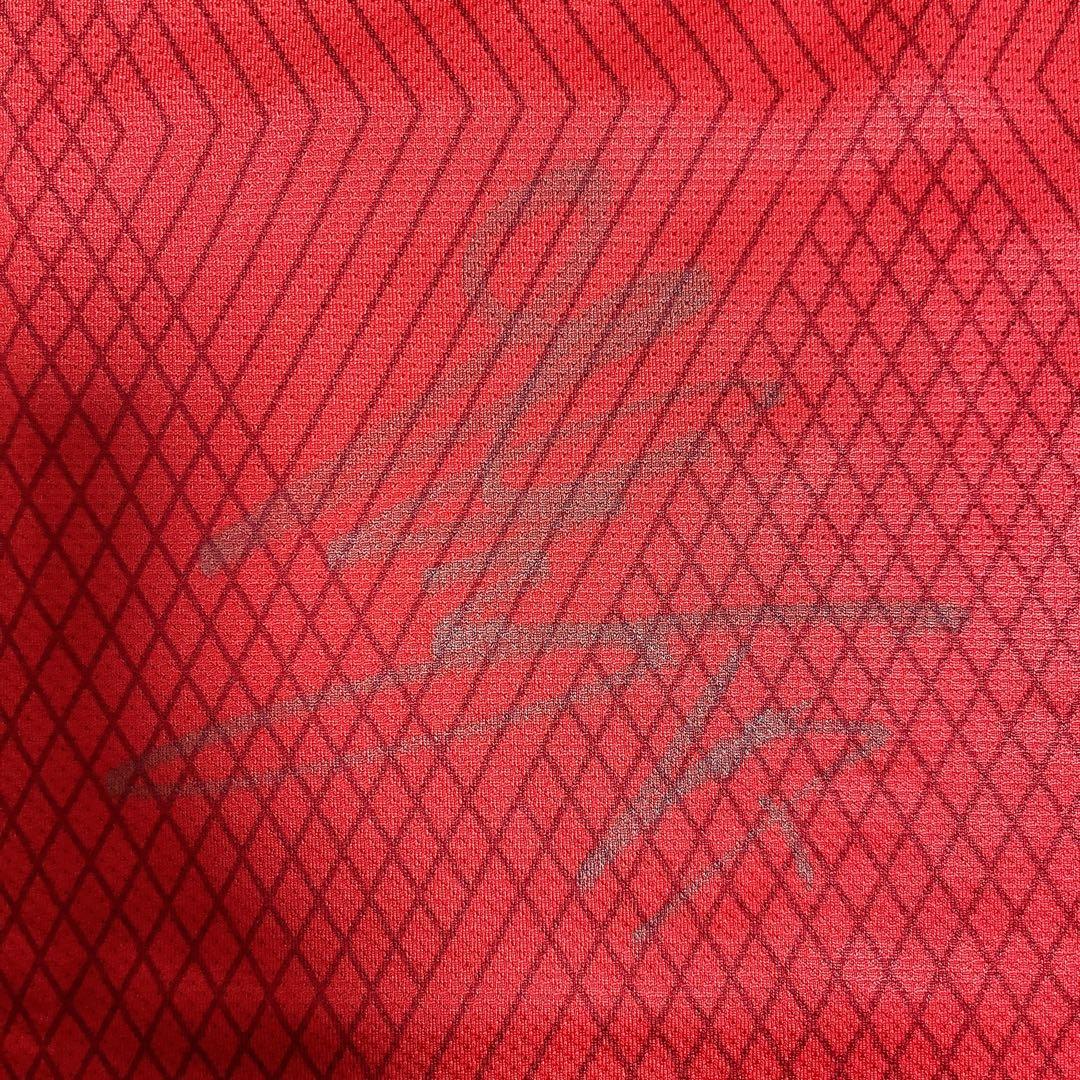 【直筆サイン】浦和レッズ永田充ユニフォーム 2010 ホーム Nike L 正規