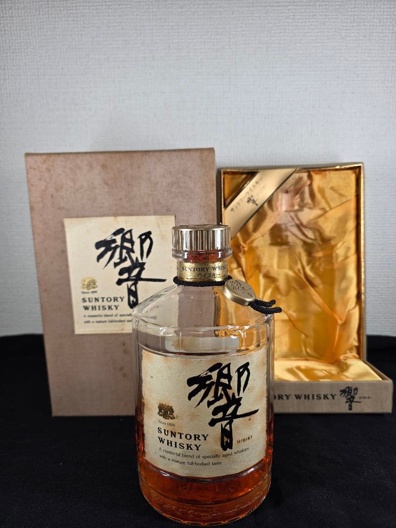 サントリー 響 旧ボトル 金キャップ ゴールド