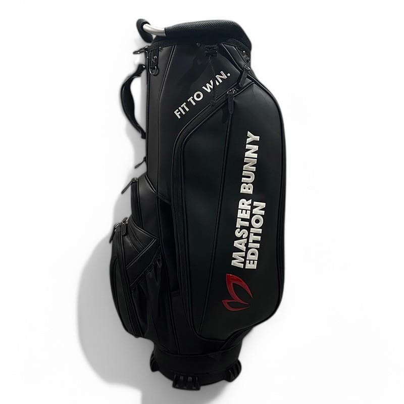 マスターバニーエディション 2022年 フェイクレザー キャディバッグ 黒